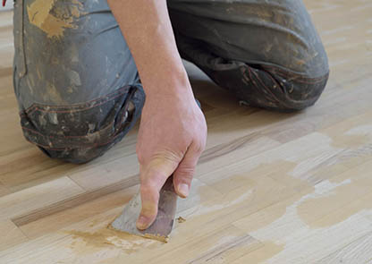 Tipp Home Teppichboden verlegen Spachtelmasse Boden