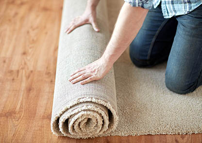 Tipp Home Teppichboden verlegen Rolle