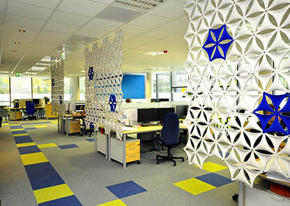 Tipps Auswahl Office Teppichboden Teppichfliesen farbig Großraumbüro